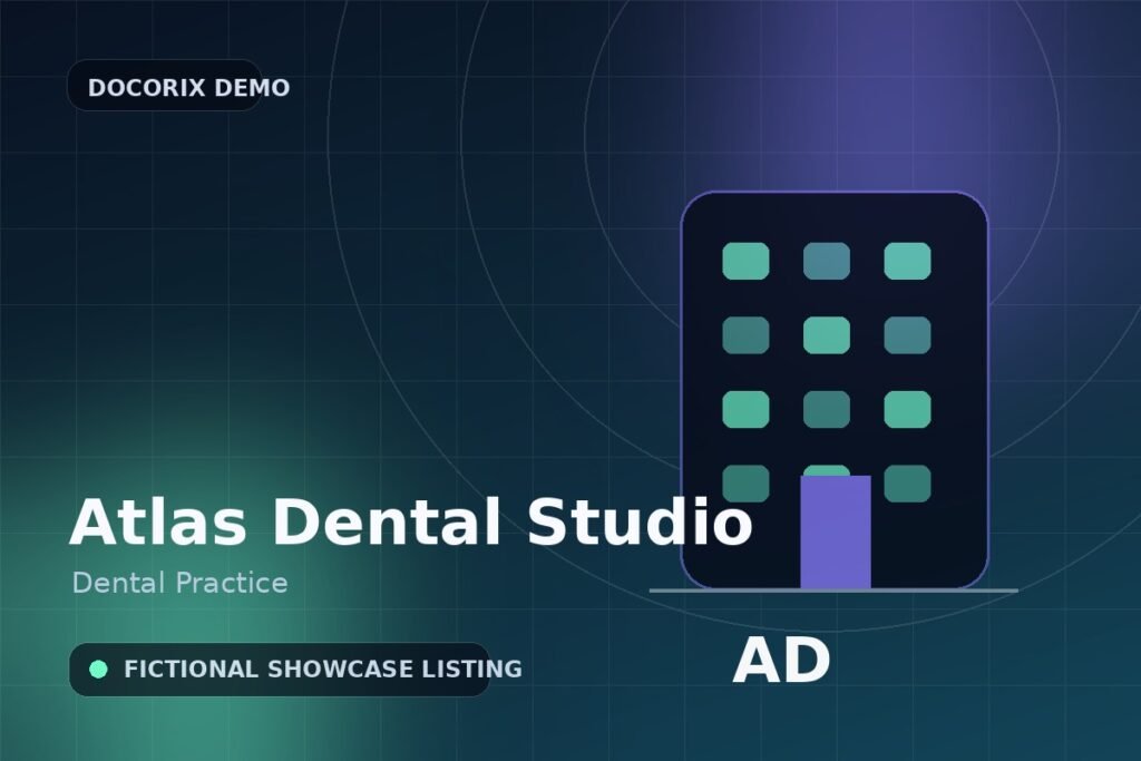 Atlas Dental Studio fictional demonstration image
