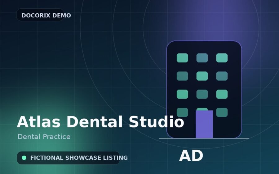 Atlas Dental Studio fictional demonstration image