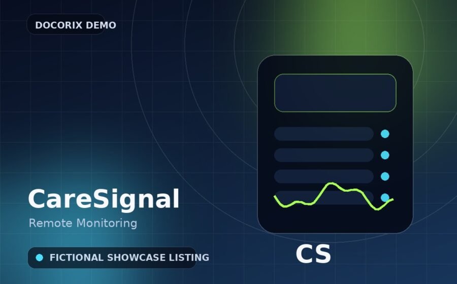 CareSignal fictional demonstration image