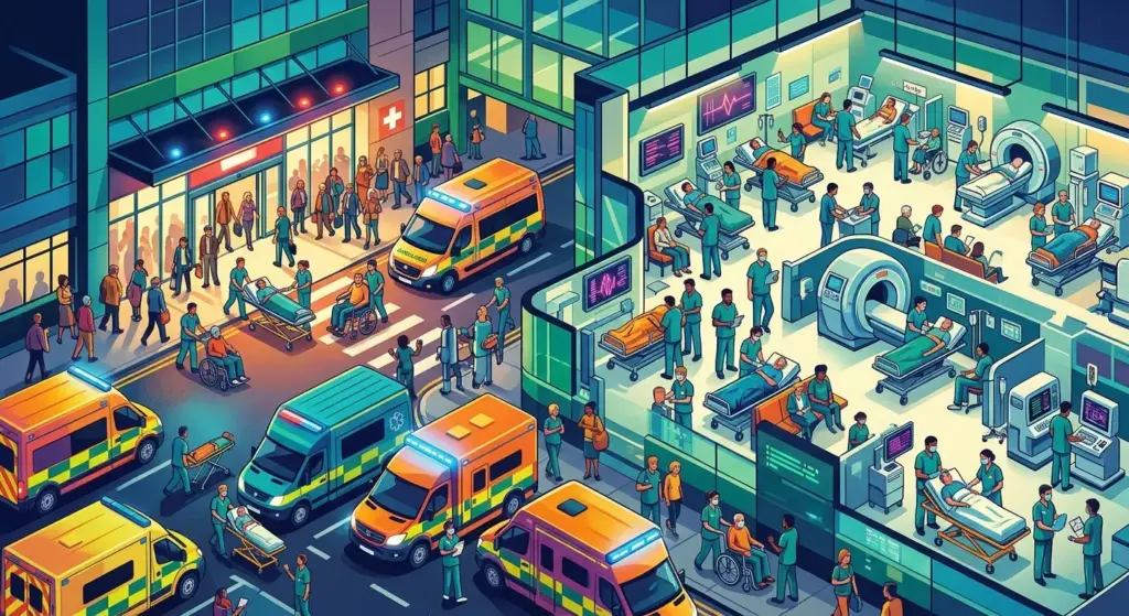 NHS England Reports Record September A&E Attendances and Ambulance Activity